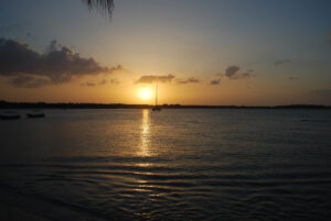 Sonnenuntergang über dem Meer