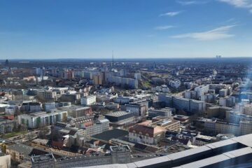 Leipzig mit Blick von oben