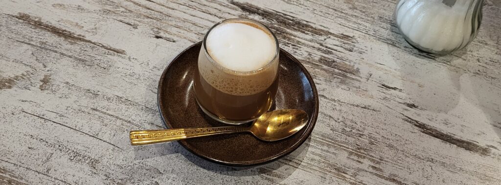 Vietnamischer Espresso in einem Restaurant in Leipzig