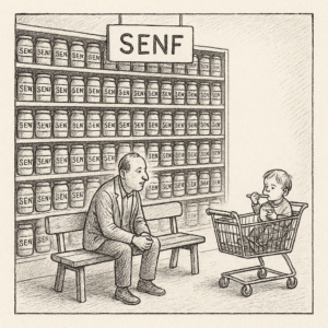 Augenblicke & Einsichten – Vor dem Senfregal